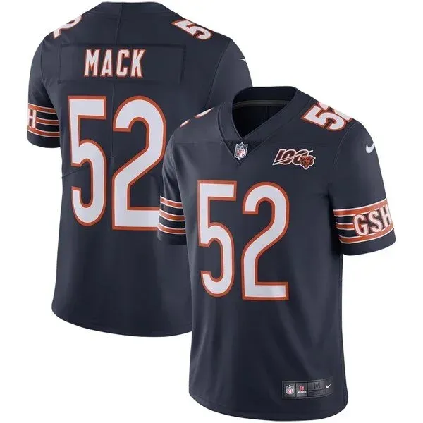 Nike Chicago Bears Mitchell Trubisky #10 NFL Limited Jersey Navy - 14