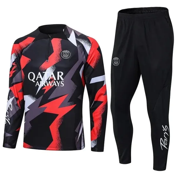 Paris Saint-Germain Training Tracksuit Black/Red - 14