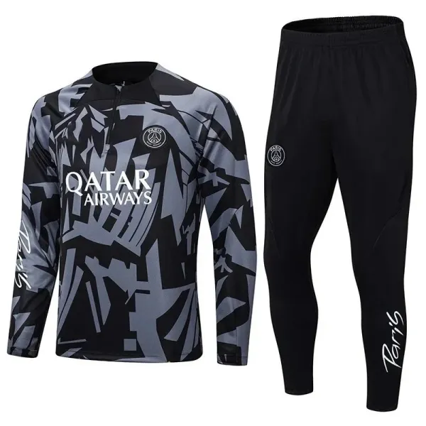 Paris Saint-Germain Training Tracksuit Black/Red - 16