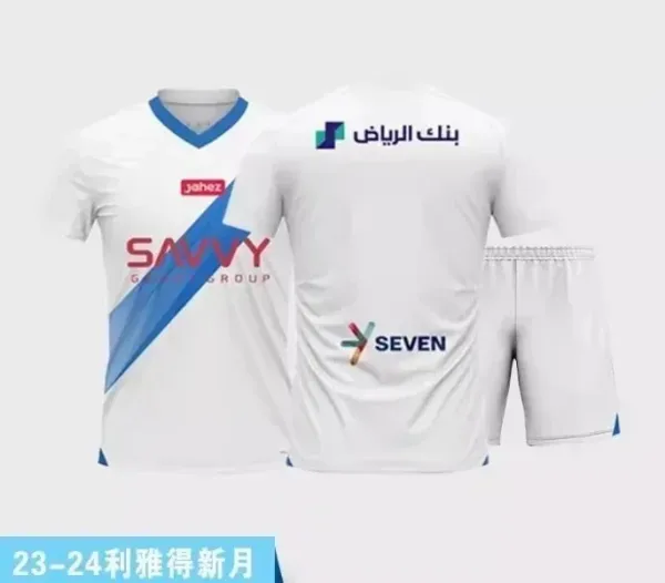 Al-Hilal FC 2023-24 Home Kit White Blue Jersey - 1