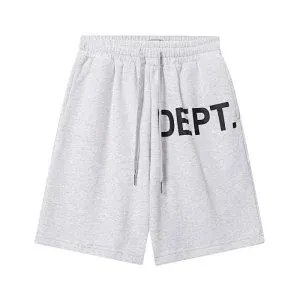 Gallery Dept. Logo Print Orange Sweatshorts - 15