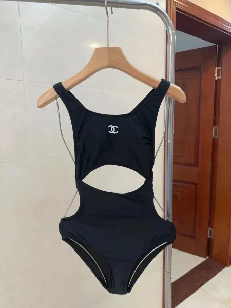 Chanel Quilted Zip-Front Bodysuit White Activewear - 25