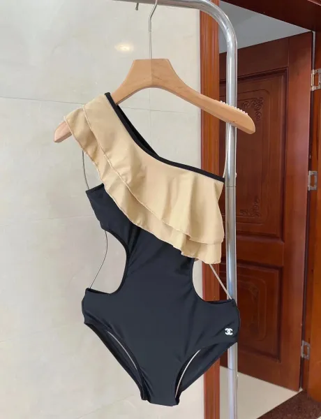 Chanel Quilted Zip-Front Bodysuit White Activewear - 33