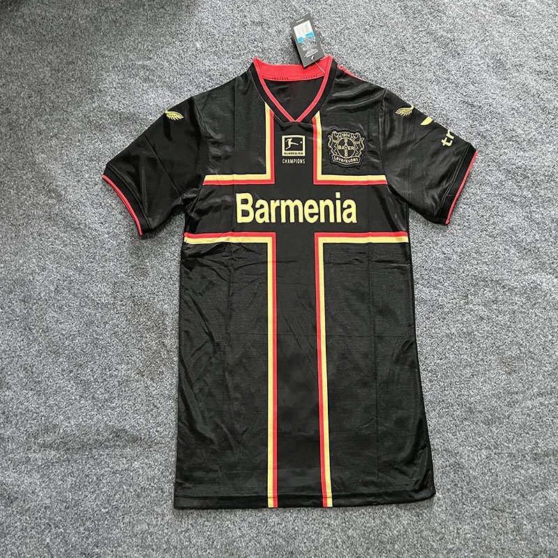 Bayer Leverkusen Black Short Sleeve Jersey