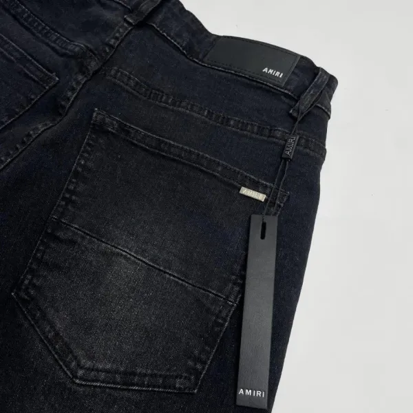 Amiri MIRI Embroidered Denim Jeans Navy - 13