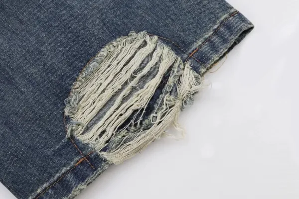 Amiri MIRI Embroidered Denim Jeans Navy - 21