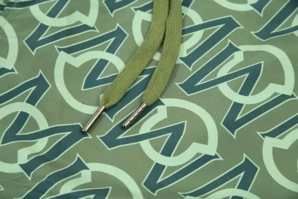 Off-White Monogram Print Brown Yellow Shorts - 33