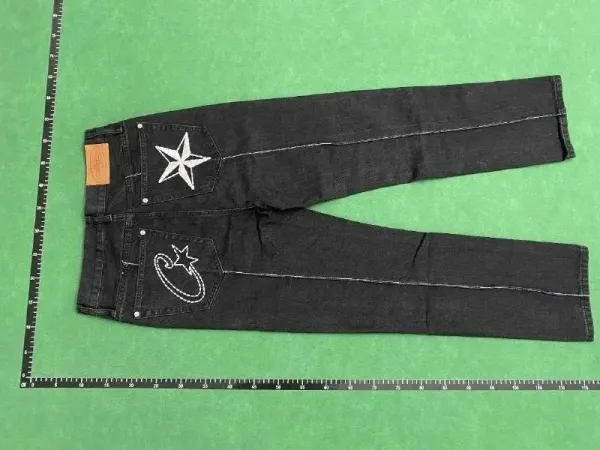 Corteiz C-Star Denim Jacket and Jeans Set Black - 6