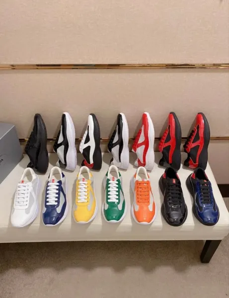 Prada Re-Nylon Green and White Sneakers - 41