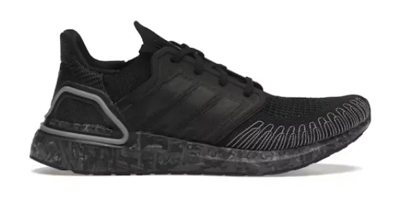 Adidas Ultraboost 20 Black Orange Running Shoes - 27