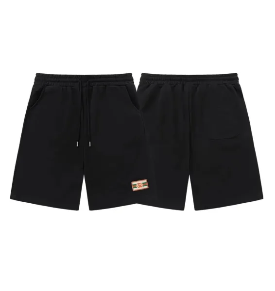 Gucci GG Monogram Print Shorts Navy with Red-White Side Stripes - 4