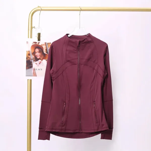 Lululemon Define Jacket Burgundy Outerwear - 32