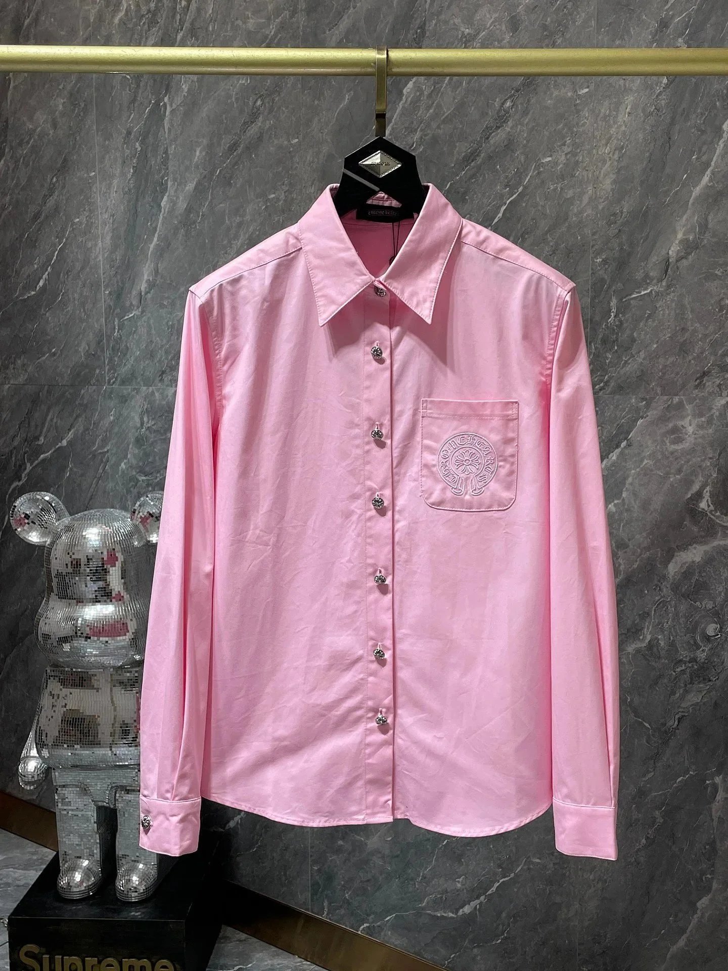 Chrome Hearts x Unknown Denim Shirt Black Shirt - 13