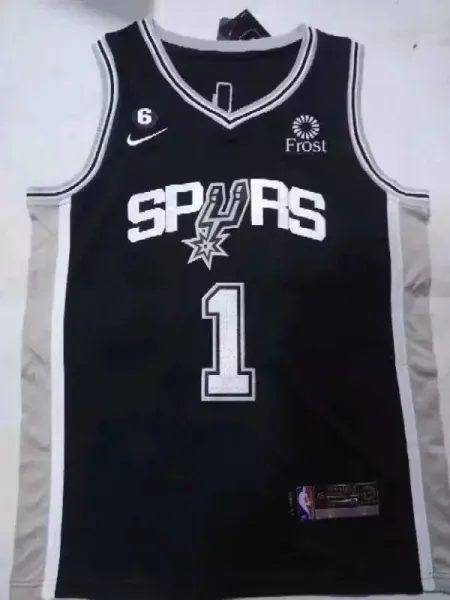 Mitchell & Ness x Adidas San Antonio Spurs Hardwood Classics #50 David Robinson Black Jersey - 13