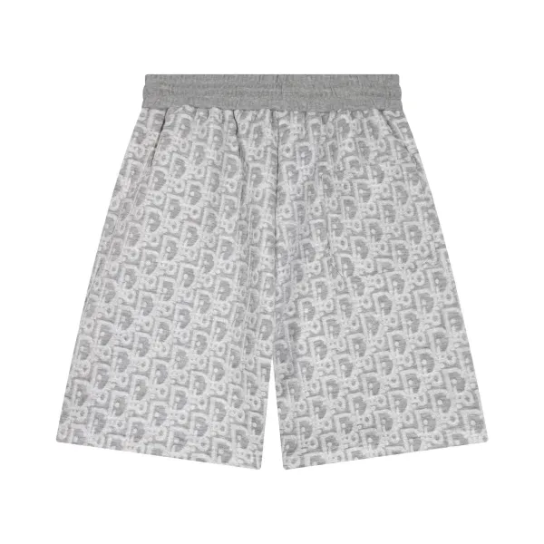 Dior Oblique Monogram Gray Sweatshorts - 4