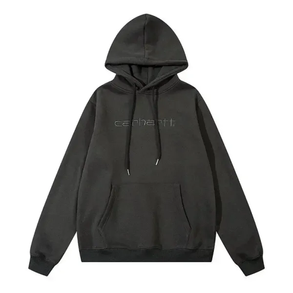 Carhartt Work In Progress Embroidered Hoodie Navy - 4