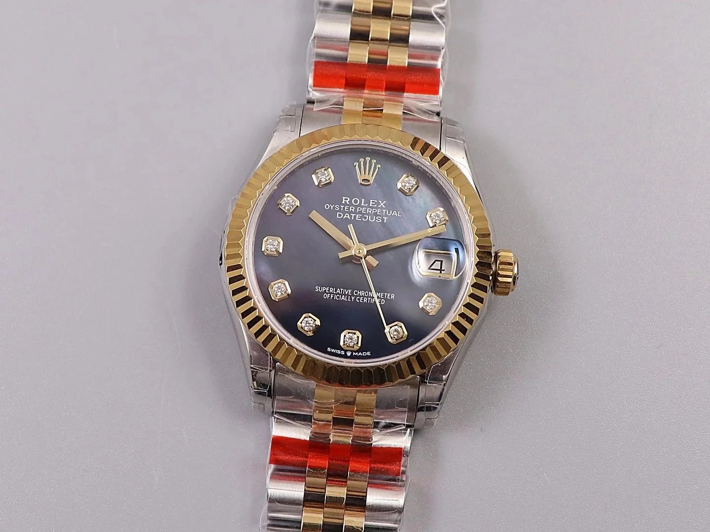 Rolex Datejust 26mm Chocolate Dial Diamond Bezel Steel Watch - 14