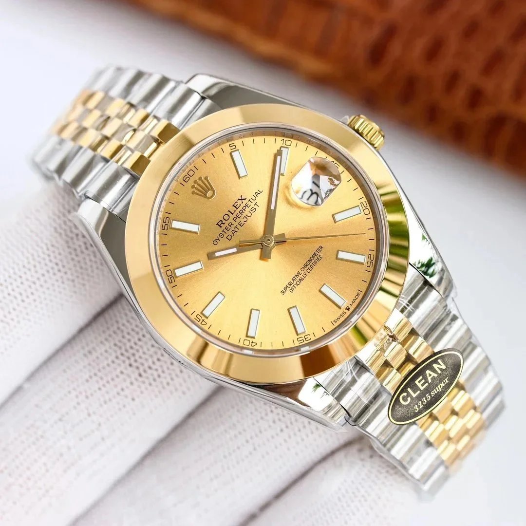 Rolex Watches Datejust two-tone bracelet watch with date magnifier image 3