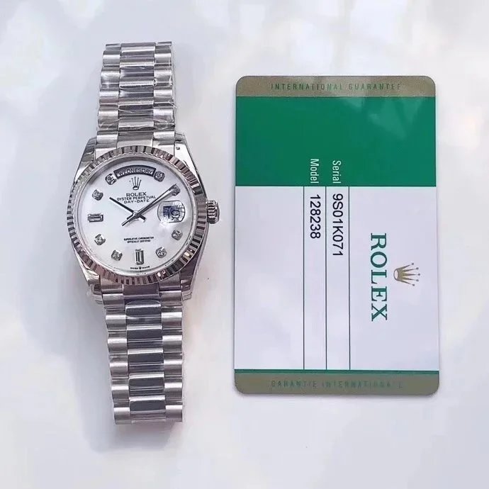 Rolex Watches Datejust with diamond hour markers and date window — 30