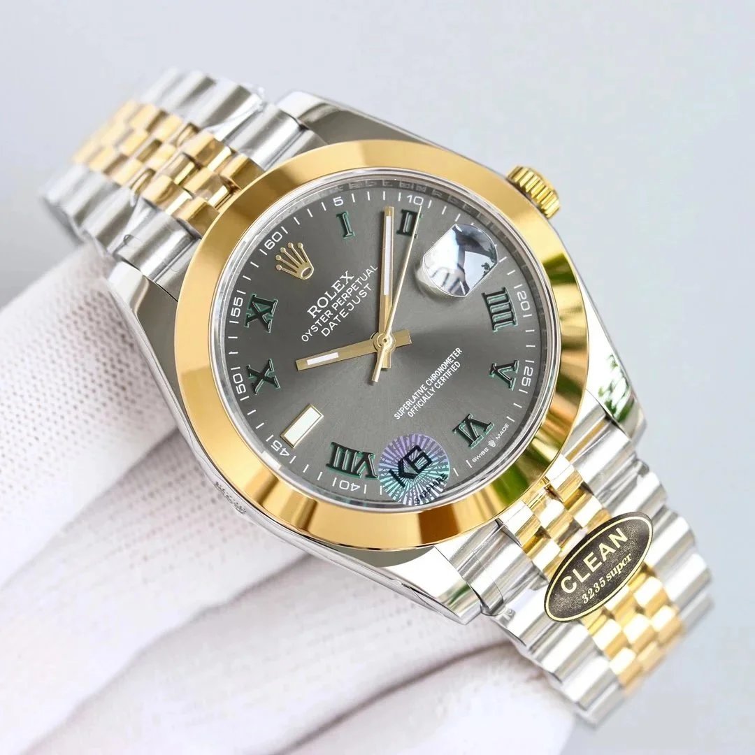 Rolex Watches Datejust two-tone bracelet watch with date magnifier — 27