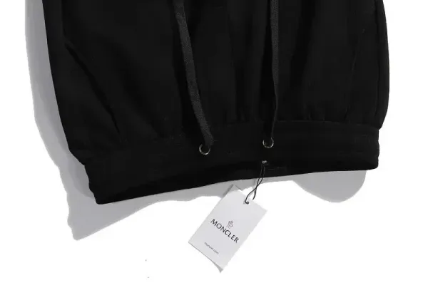 Moncler Logo-Striped Black Sweatpants - 6