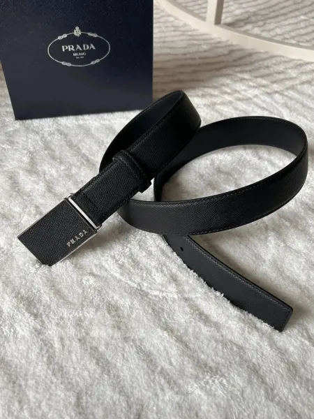 Louis Vuitton Monogram Denim Blue Belt with Gold Buckle - 9