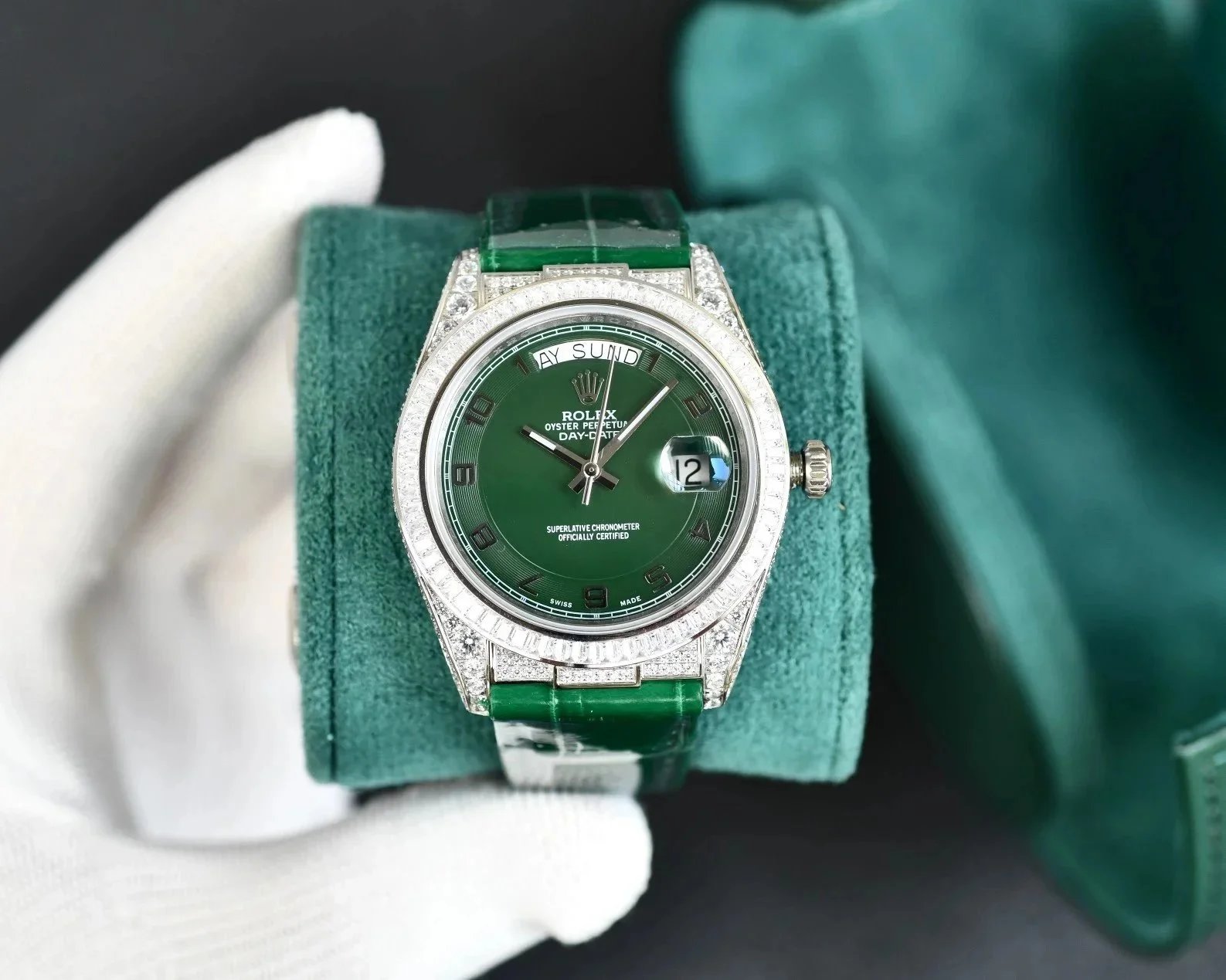 Rolex Watches Datejust fluted-bezel date watch with jubilee-style bracelet image 10