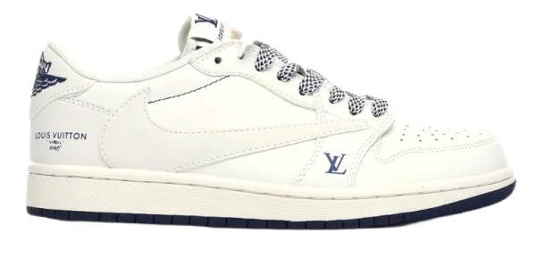 Nike SB Dunk Low x The North Face White Navy Red Sneakers - 8