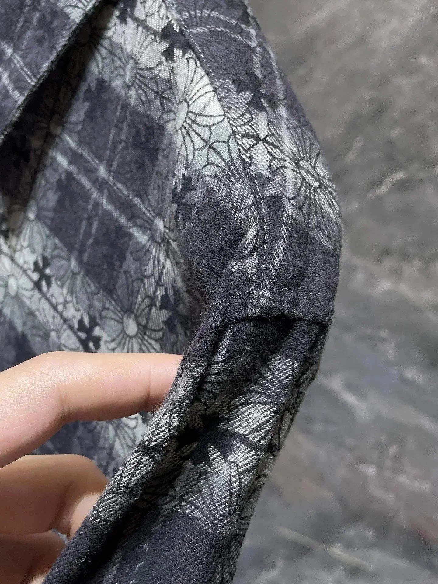 Chrome Hearts x Unknown Denim Shirt Black Shirt - 8