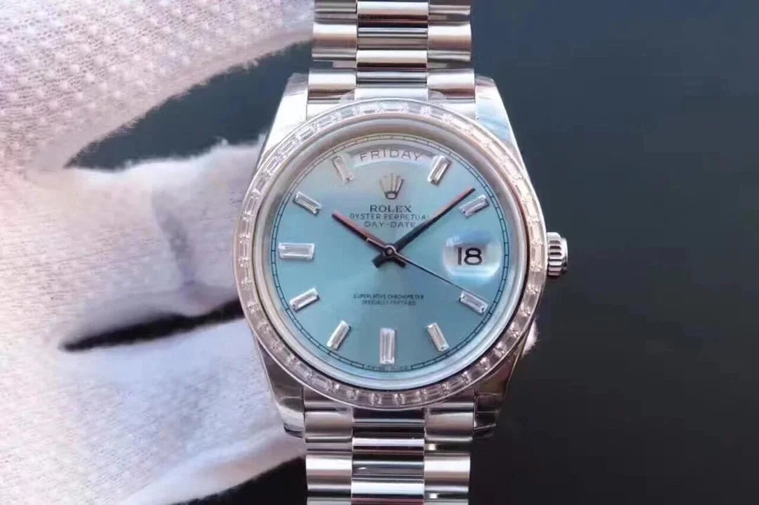 Rolex Watches Datejust fluted-bezel date watch with jubilee-style bracelet — 35