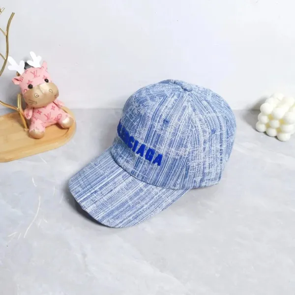 Balenciaga Logo Print Baseball Cap White - 31