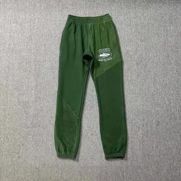 Corkney Green Logo Hoodie and Sweatpants Set - 10