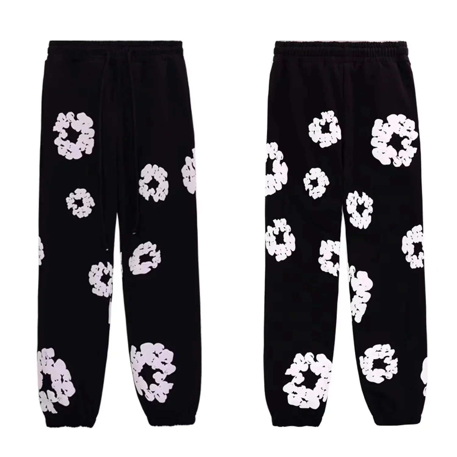 Floral Print Hoodie and Sweatpants Set Army Green Casual-Set - 11