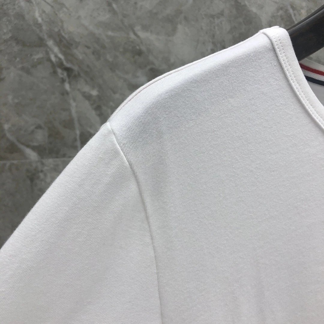 Thom Browne Classic Four-Bar Stripe Long-Sleeve T-Shirt Gray - 11