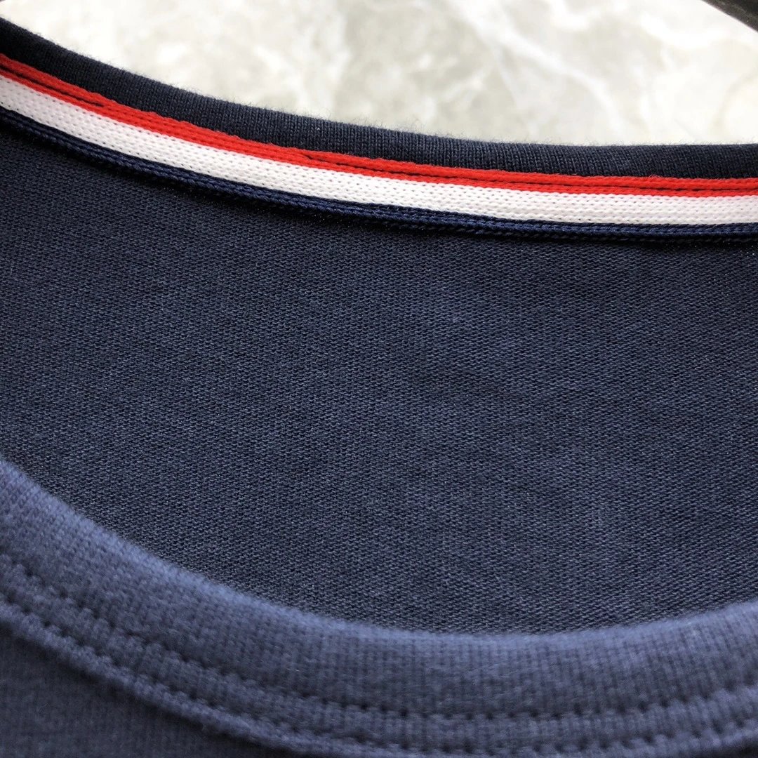 Thom Browne Classic Four-Bar Stripe Long-Sleeve T-Shirt Gray - 28