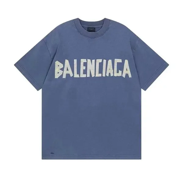 Balenciaga Logo Print Oversized T-Shirt Army Green - 2