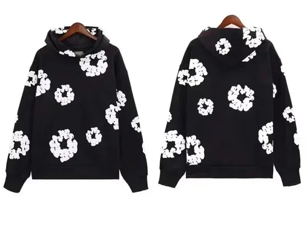 Floral Print Hoodie and Sweatpants Set Army Green Casual-Set - 7