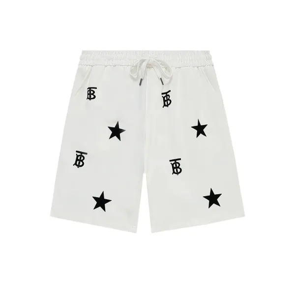Burberry Monogram-Trimmed Logo Shorts Gray - 9