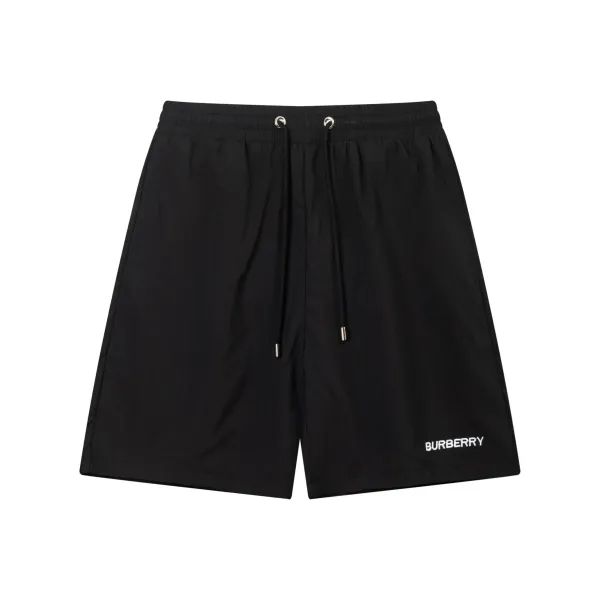 Burberry Monogram-Trimmed Logo Shorts Gray - 13