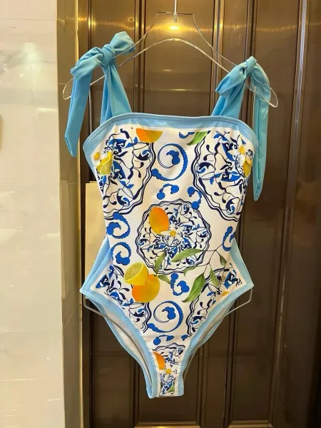 Dolce & Gabbana Zebra Print One-Piece Swimsuit - 20