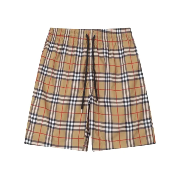 Burberry Monogram-Trimmed Logo Shorts Gray - 15