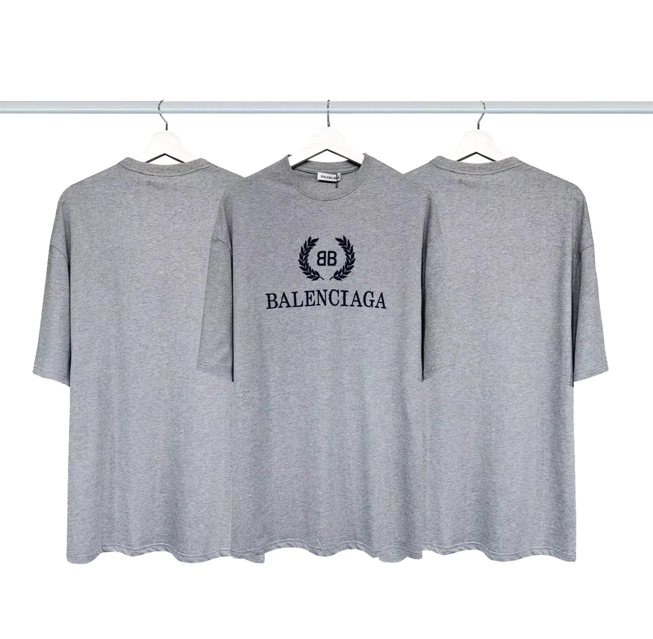 Balenciaga Multilingual Logo Print White T-Shirt - 12