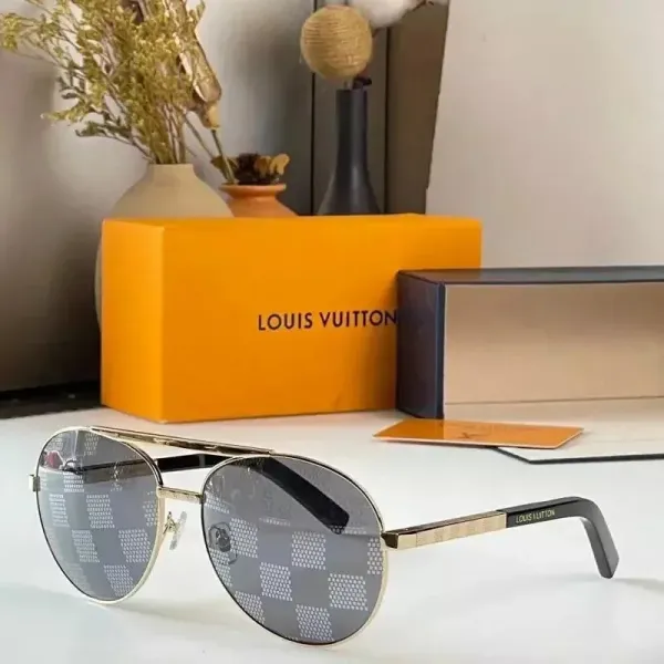 Ray-Ban Flat Top Square Sunglasses Blue Gradient Silver Frame - 12