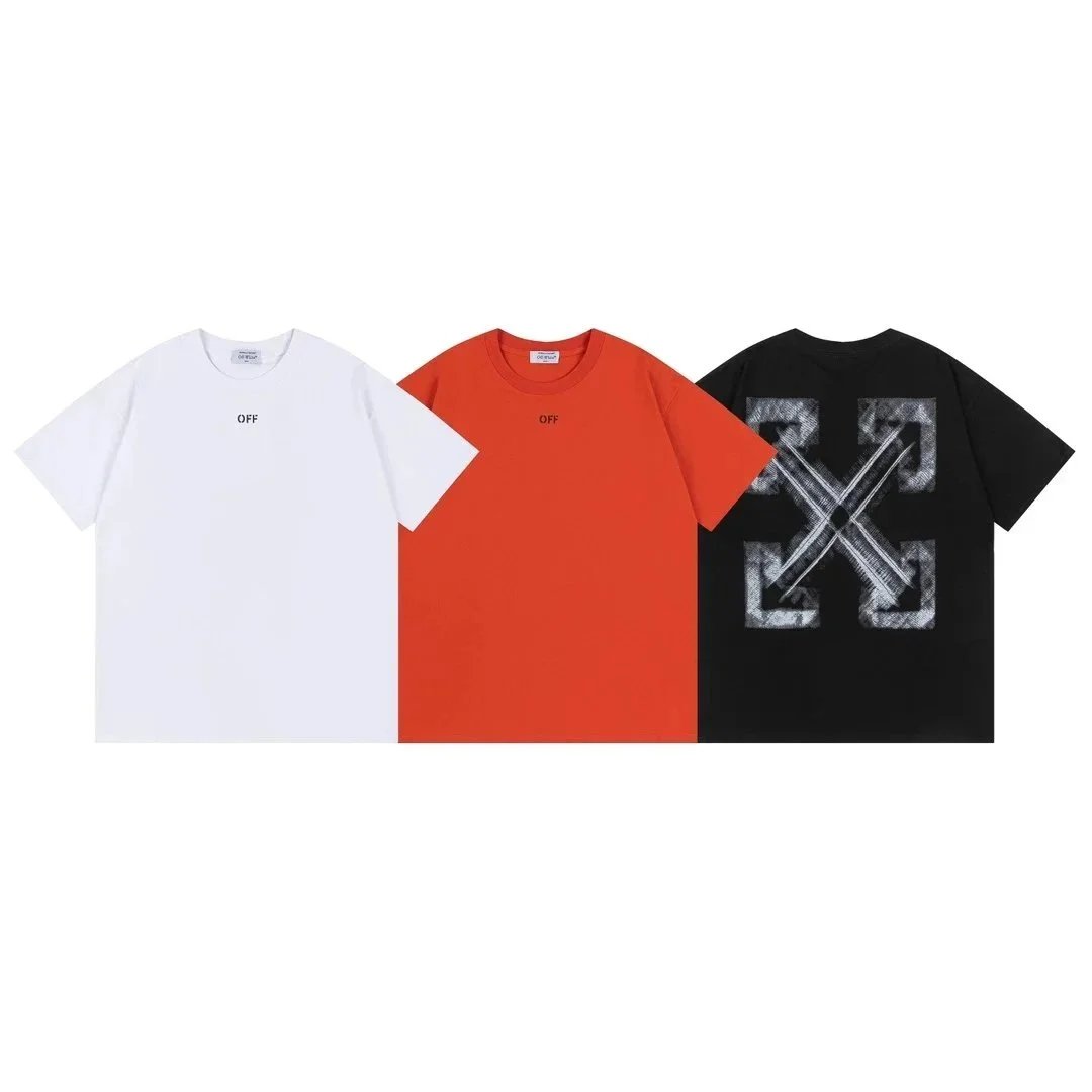 Off-White OMA Logo Print White T-Shirt - 8