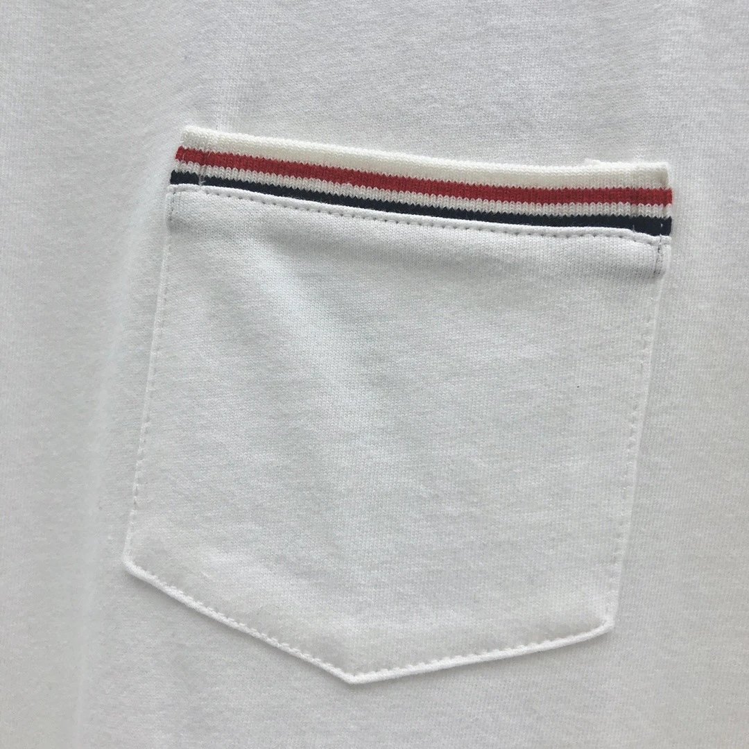 Thom Browne Classic Four-Bar Stripe Long-Sleeve T-Shirt Gray - 10