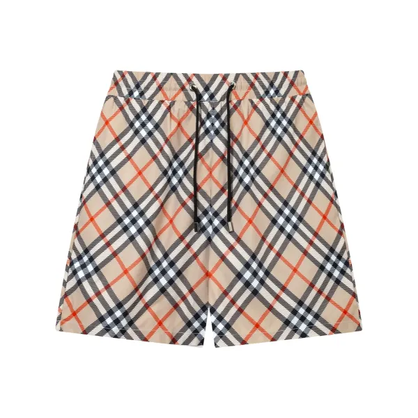 Burberry Monogram-Trimmed Logo Shorts Gray - 14