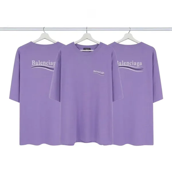 Balenciaga Logo Print Oversized T-Shirt Red - 11