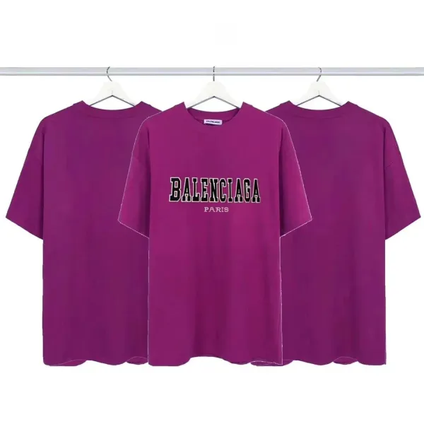Balenciaga Logo Print Oversized T-Shirt Red - 7