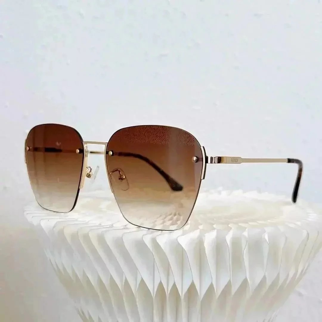 Ray-Ban Flat Top Square Sunglasses Blue Gradient Silver Frame - 4