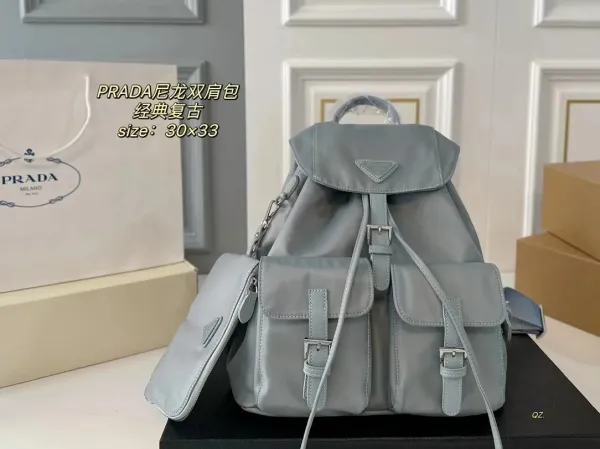 Prada Re-Nylon Backpack Black - 12
